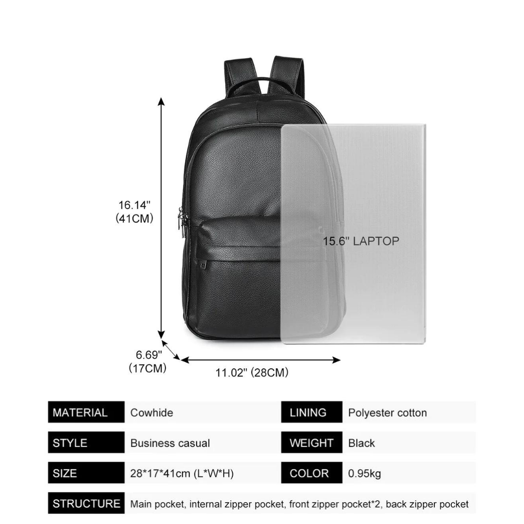 Herren Lederrucksack