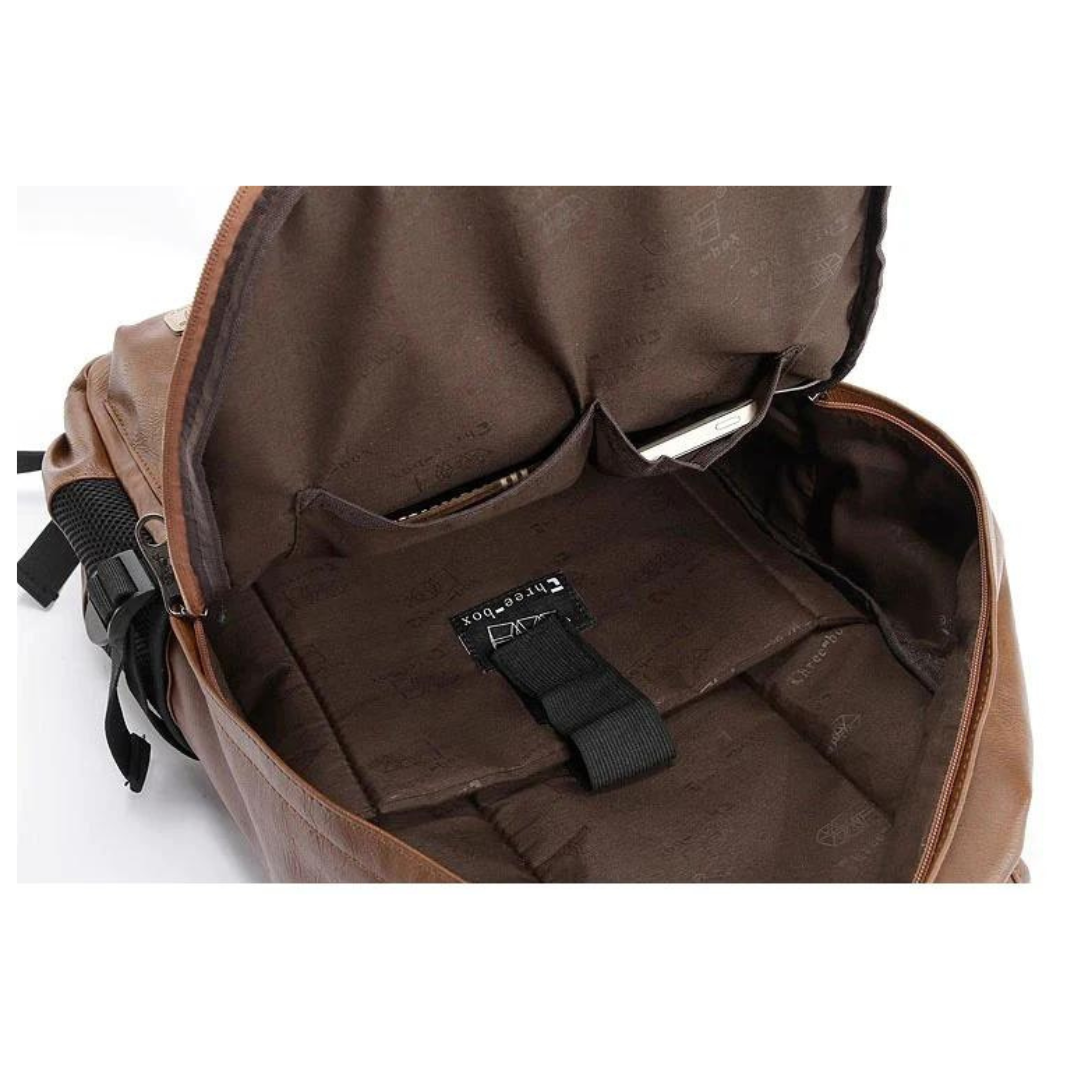 Luxus Leder Herren Rucksack