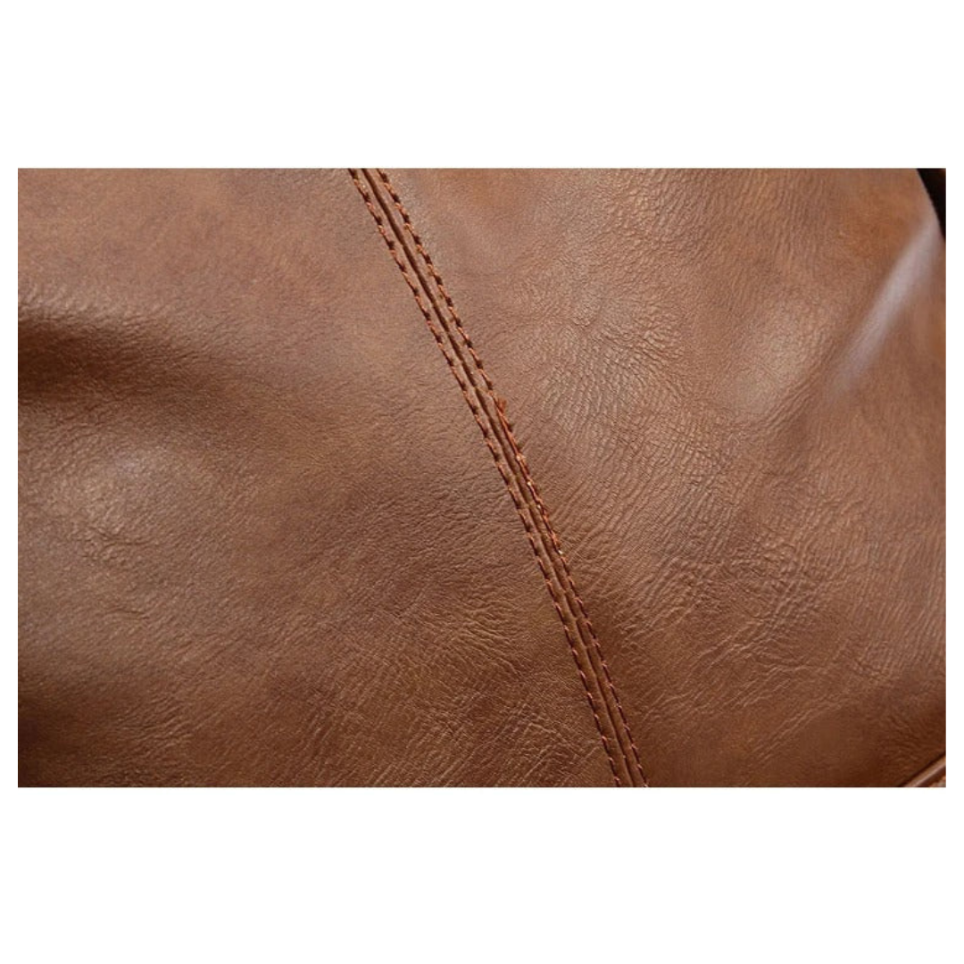 Luxus Leder Herren Rucksack