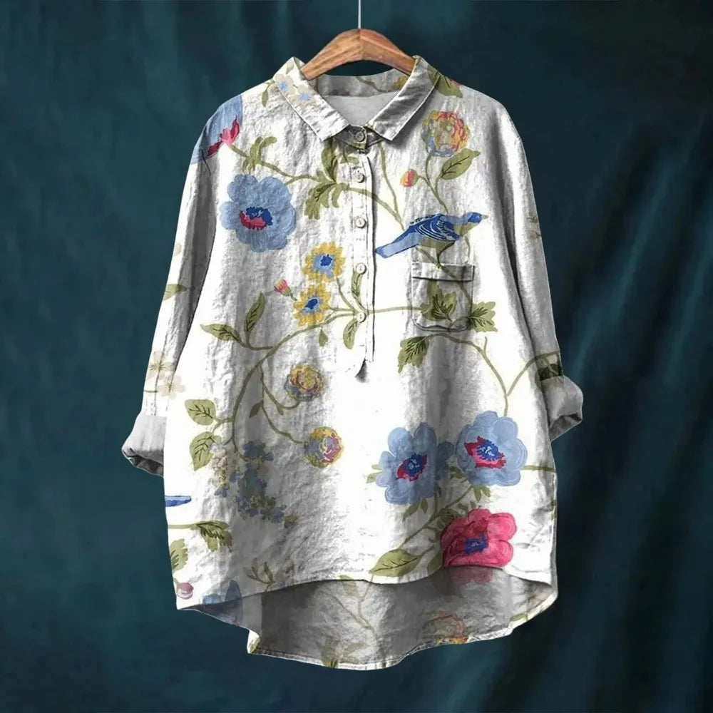 Rosie - VINTAGE FLORAL BLUSE
