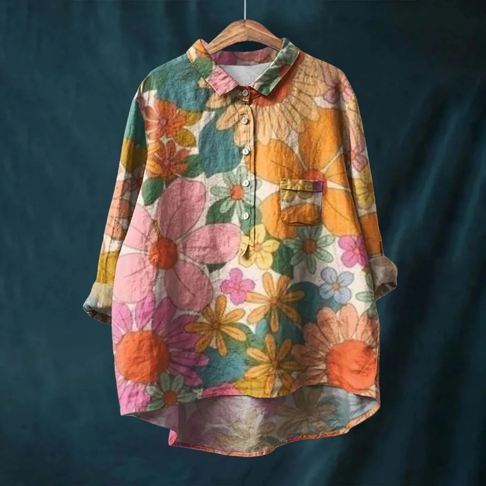 Rosie - VINTAGE FLORAL BLUSE