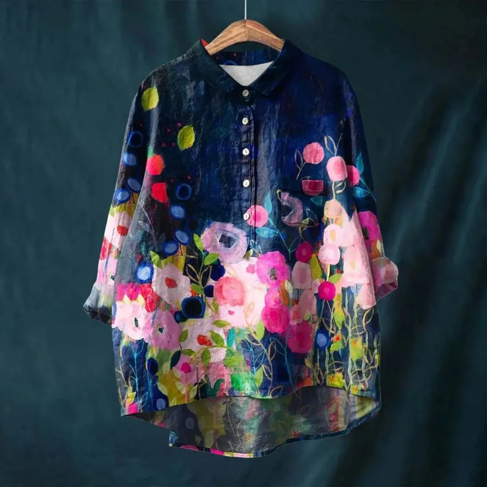 Rosie - VINTAGE FLORAL BLUSE