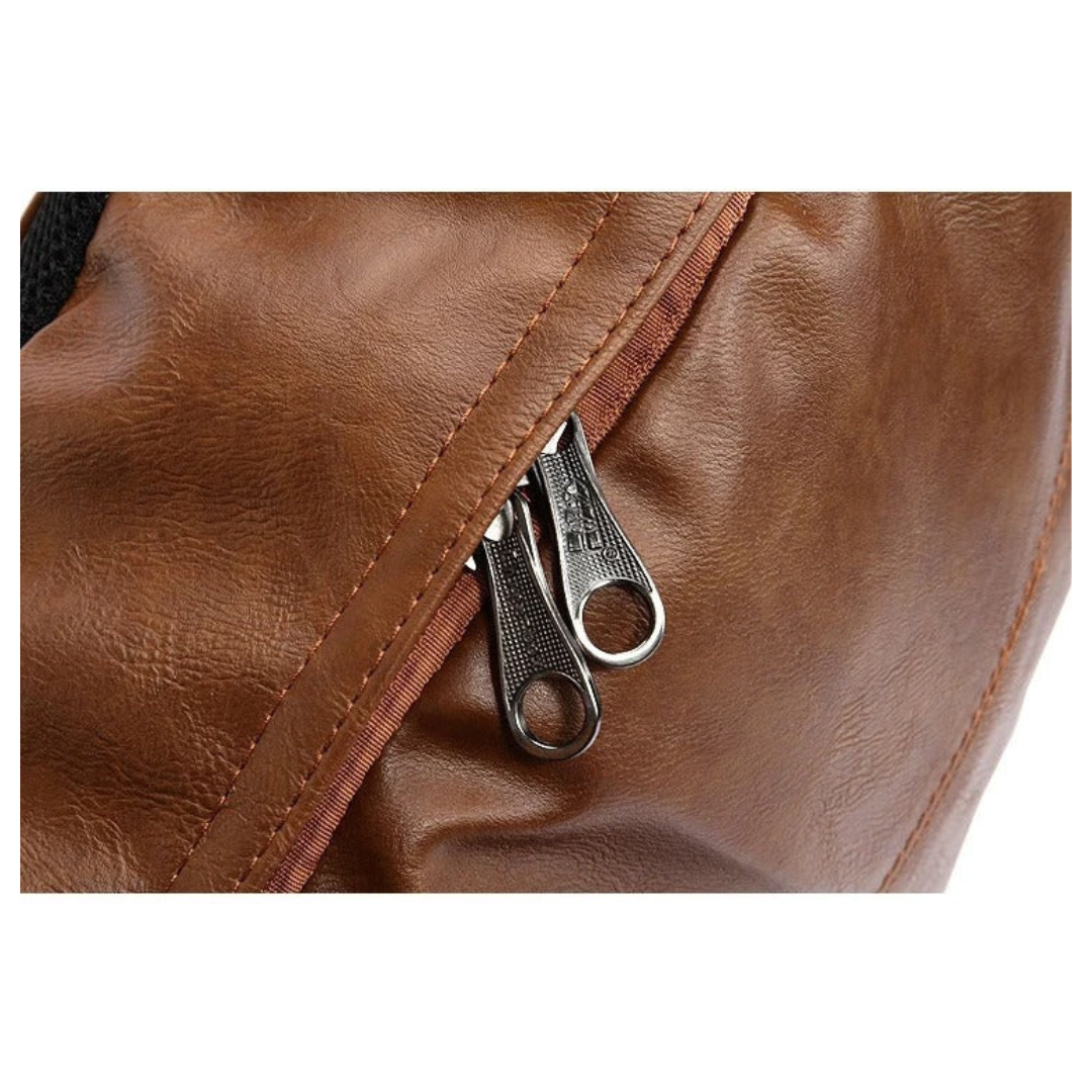 Luxus Leder Herren Rucksack