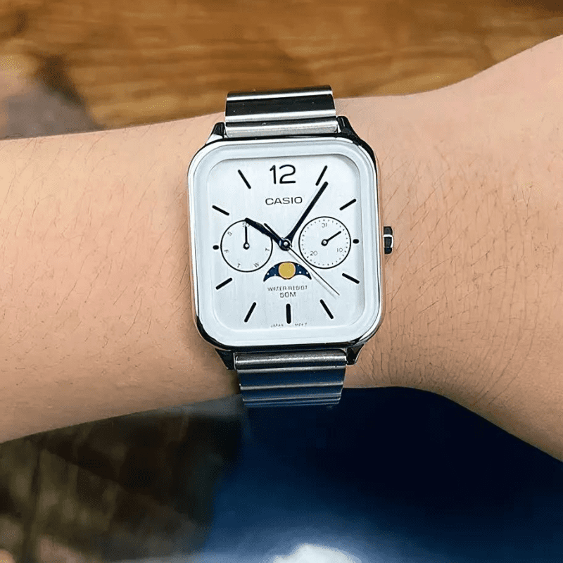 С А Ѕ I О Lunar 36 mm Watch - Water Resistant | Stainless Steel