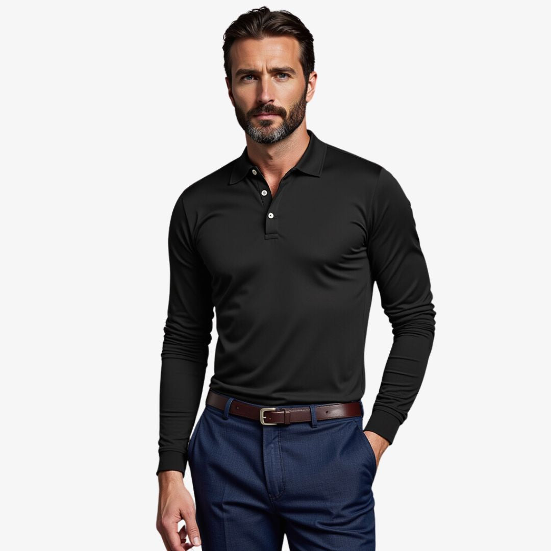 Nathan - Long-Sleeve Polo
