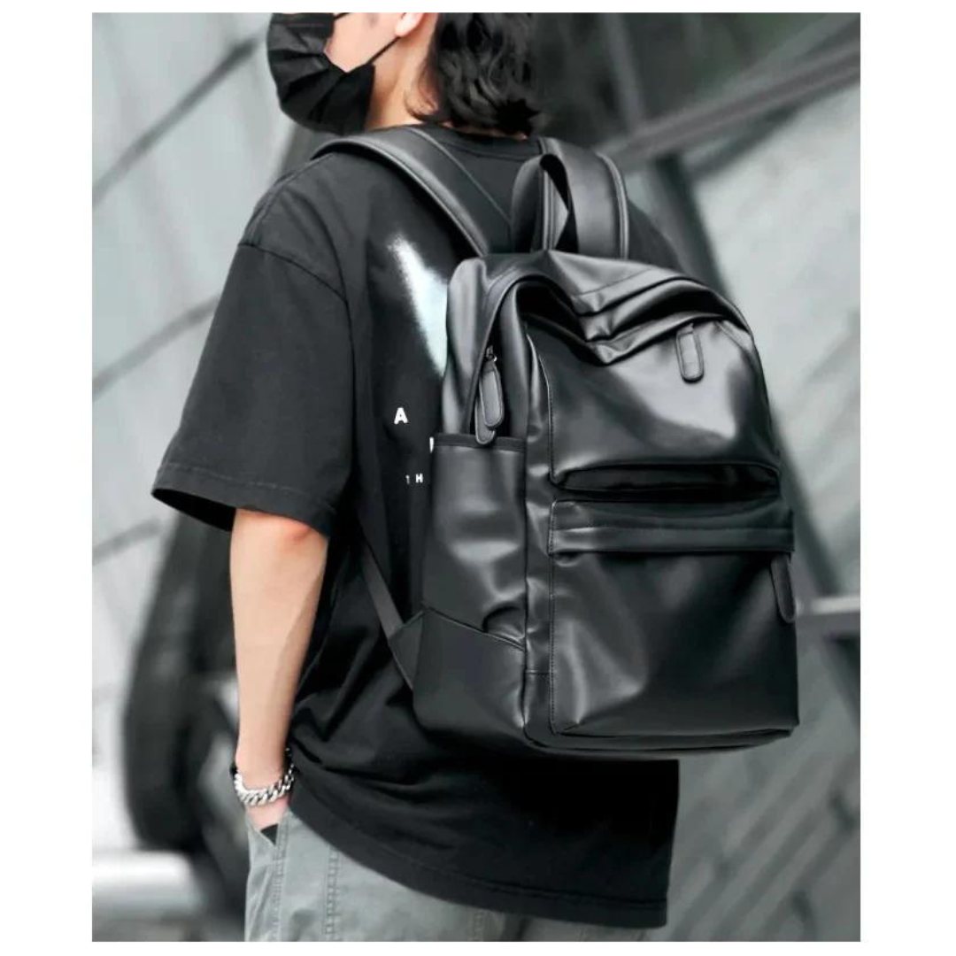 Wasserdichter Lederrucksack für Herren 