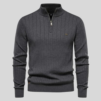 Thomas™ | Strickpullover mit Reißverschluss
