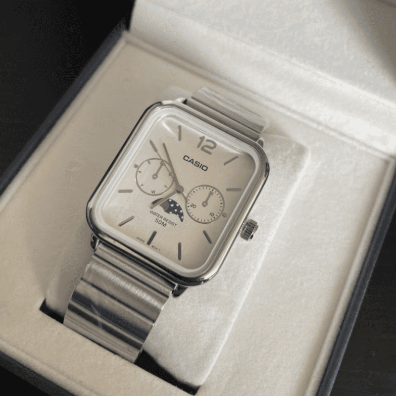 С А Ѕ I О Lunar 36 mm Watch - Water Resistant | Stainless Steel