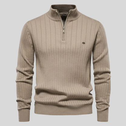 Thomas™ | Strickpullover mit Reißverschluss