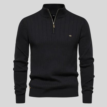 Thomas™ | Strickpullover mit Reißverschluss