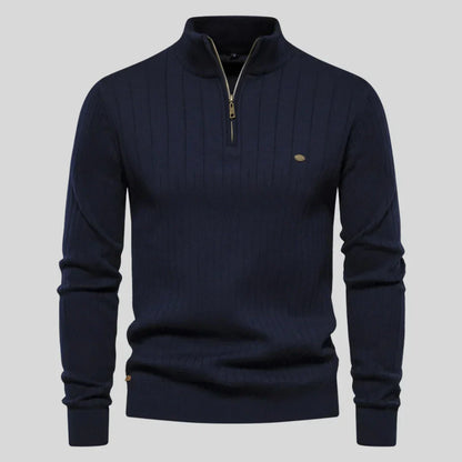 Thomas™ | Strickpullover mit Reißverschluss