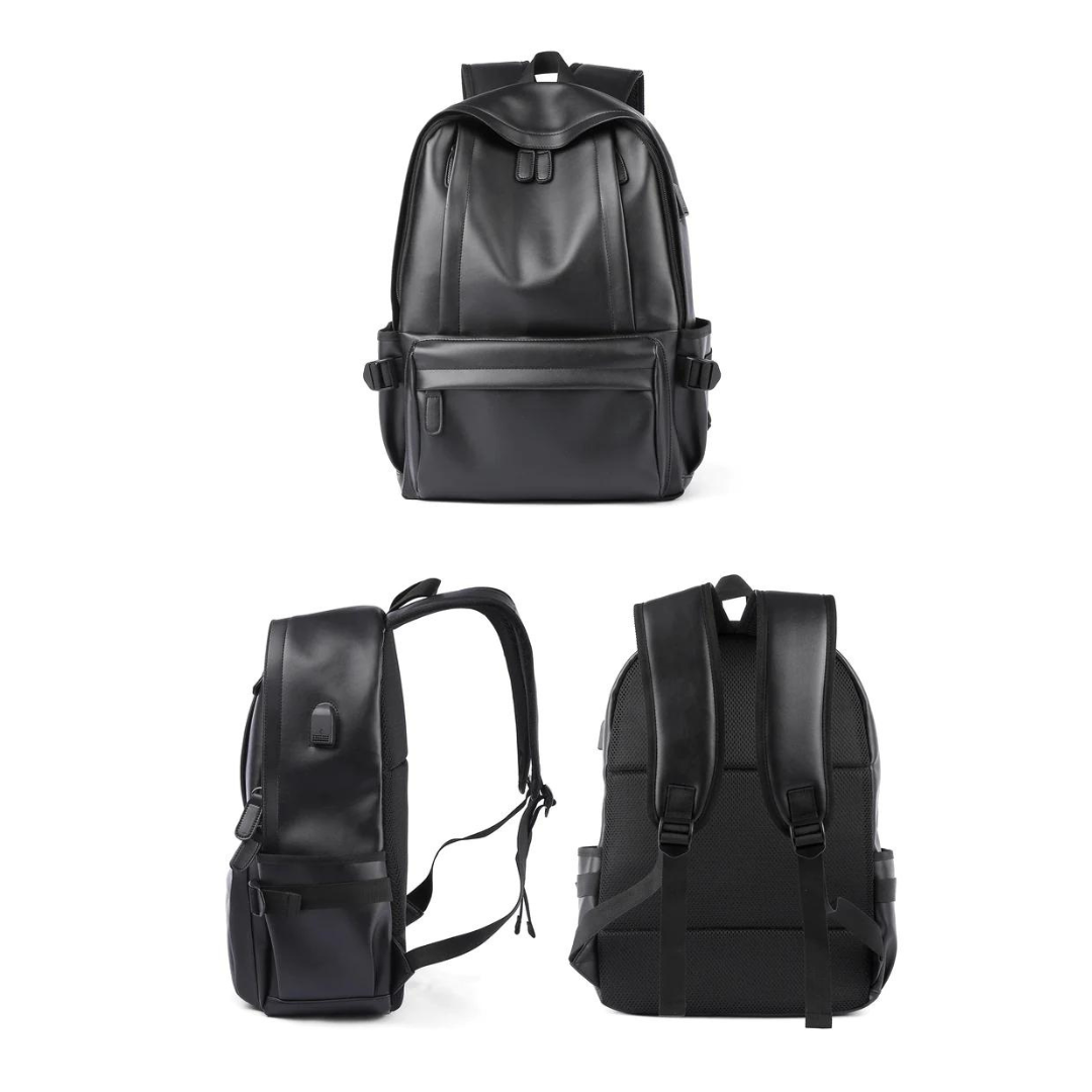 Wasserdichter Lederrucksack für Herren 