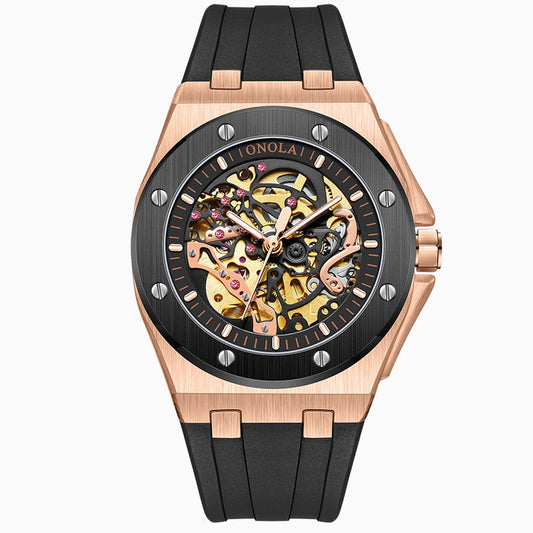 Uhr Skeleton Oak