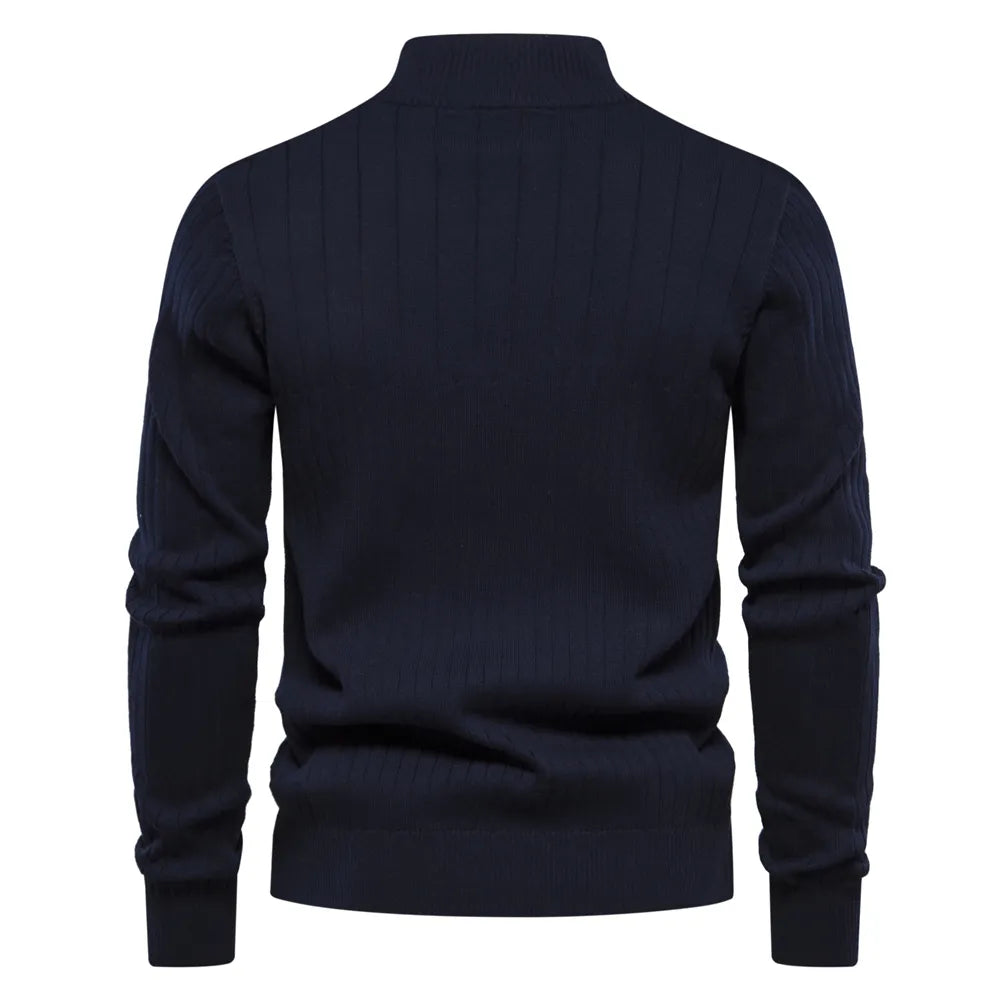 Thomas™ | Strickpullover mit Reißverschluss