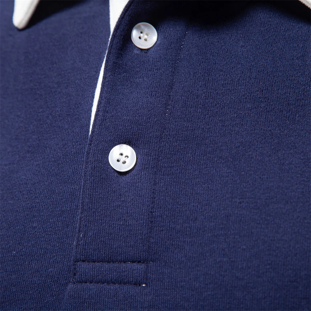 Foxley – Leichtes Sweatshirt mit Polokragen