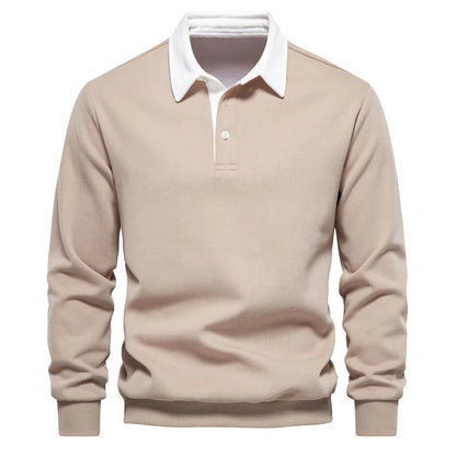Foxley – Leichtes Sweatshirt mit Polokragen