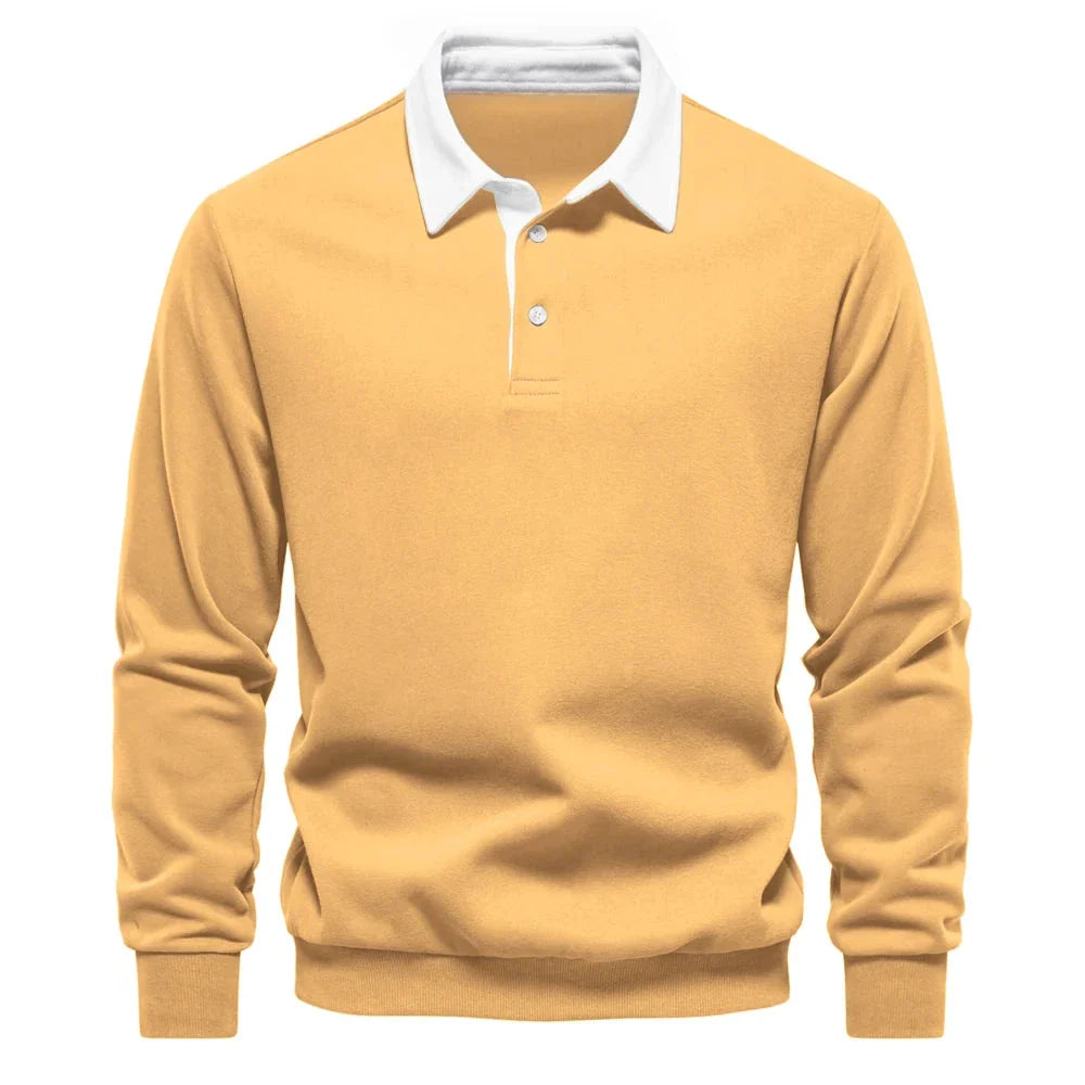 Foxley – Leichtes Sweatshirt mit Polokragen