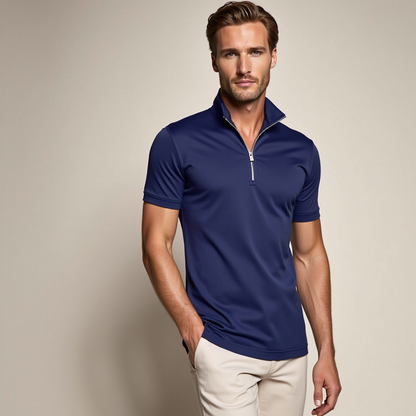 Cruz - Poloshirt mit Reißverschluss