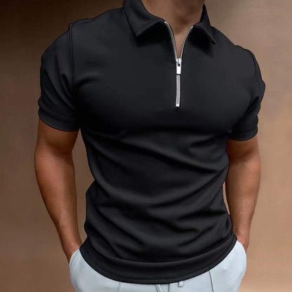 Cruz - Poloshirt mit Reißverschluss
