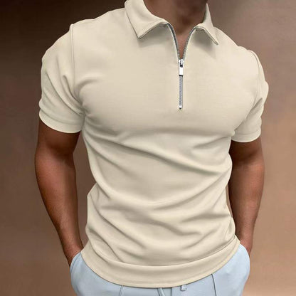 Cruz - Poloshirt mit Reißverschluss