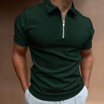 Cruz - Poloshirt mit Reißverschluss