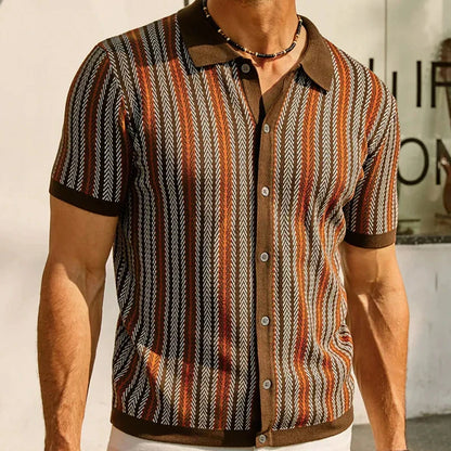 Solano - Herringbone Slim-Fit Polo Shirt