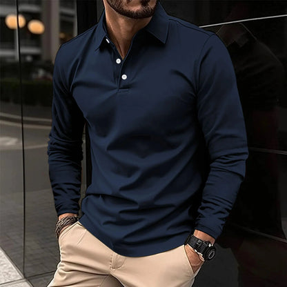 Nathan - Long-Sleeve Polo